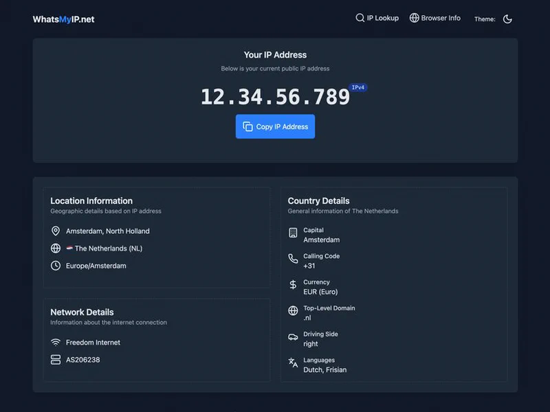 WhatsMyIP.net